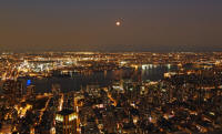 Moonrise over the East River
