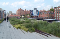 The High Line, Chelsea, originally an elevated rail line, now a walkway