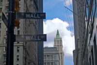 Entrance to Wall Street
