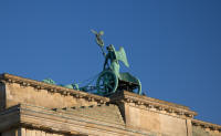 The rear of the Brandenburg Gate