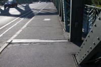 The central division of the Glienicker Brücke