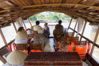 Aboard the cruising boat