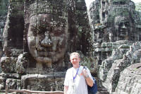 Tourist in the Bayon