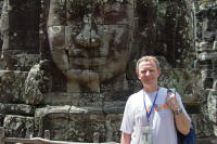 Tourist in the Bayon