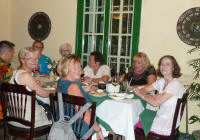 LtoR: Dan, Sally, tourist, Christine, Greta, Pauline, Julie, Fiona 