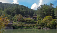 Goami pond, Hida No Sato Folk Village