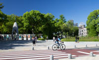 Children’s Peace Monument and atomic bomb dome