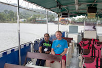 Sham and tourist on the ferry