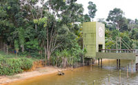 Entrance to the orang utan reserve