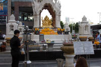 Ganesh (?) shrine outside Central World Plaza shopping centre