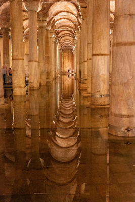 Inside the Basilica Cistern (Yerebatan Sarnıcı)